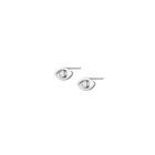 Diamond Bezel Evil Eye Earrings