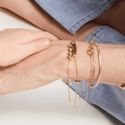 Mini & Me Gold Bar Slider Bracelet