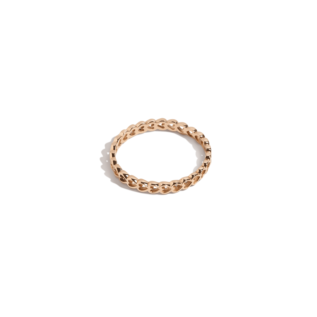 Infinity Heart Ring Yellow Gold Vermeil 14K Gold 18K Gold