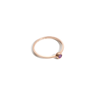 Birthstone Solitaire Ring