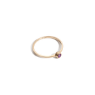 Birthstone Solitaire Ring