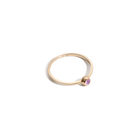 Birthstone Solitaire Ring