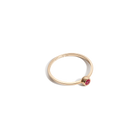 Birthstone Solitaire Ring