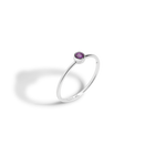 Birthstone Solitaire Ring
