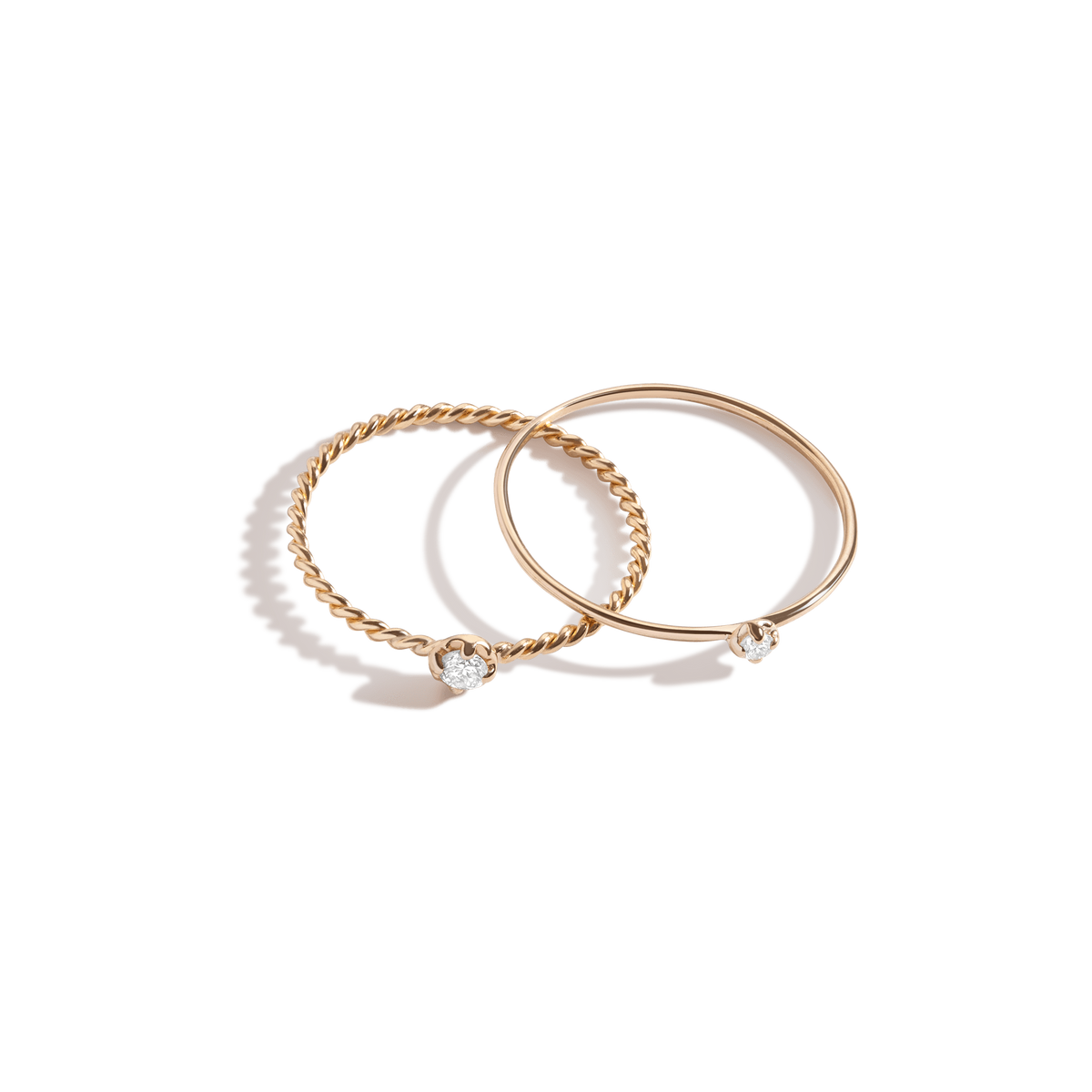 Bougainvillea Ring Set Yellow Gold Vermeil 14K 18K First
