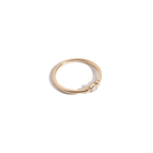 Three Stone Diamond Bezel Ring
