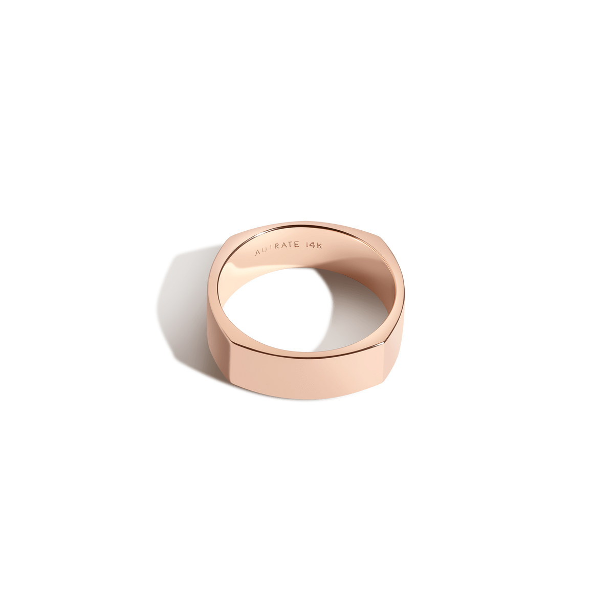Geometric Square Ring Rose Gold 14k 18k