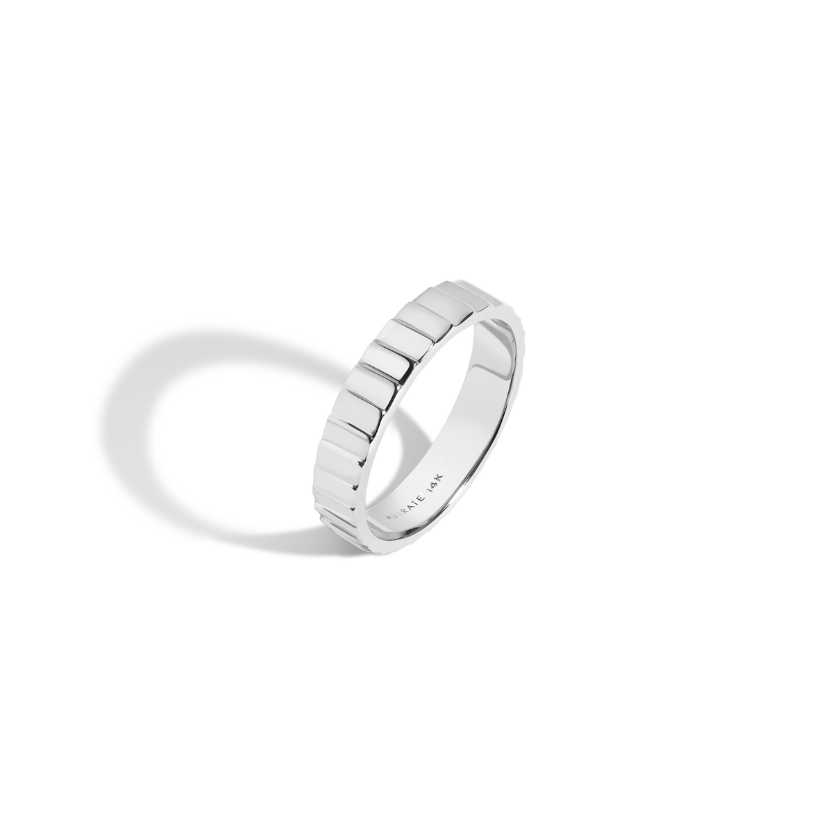 Infinity Band White Gold 14k 18k Front First