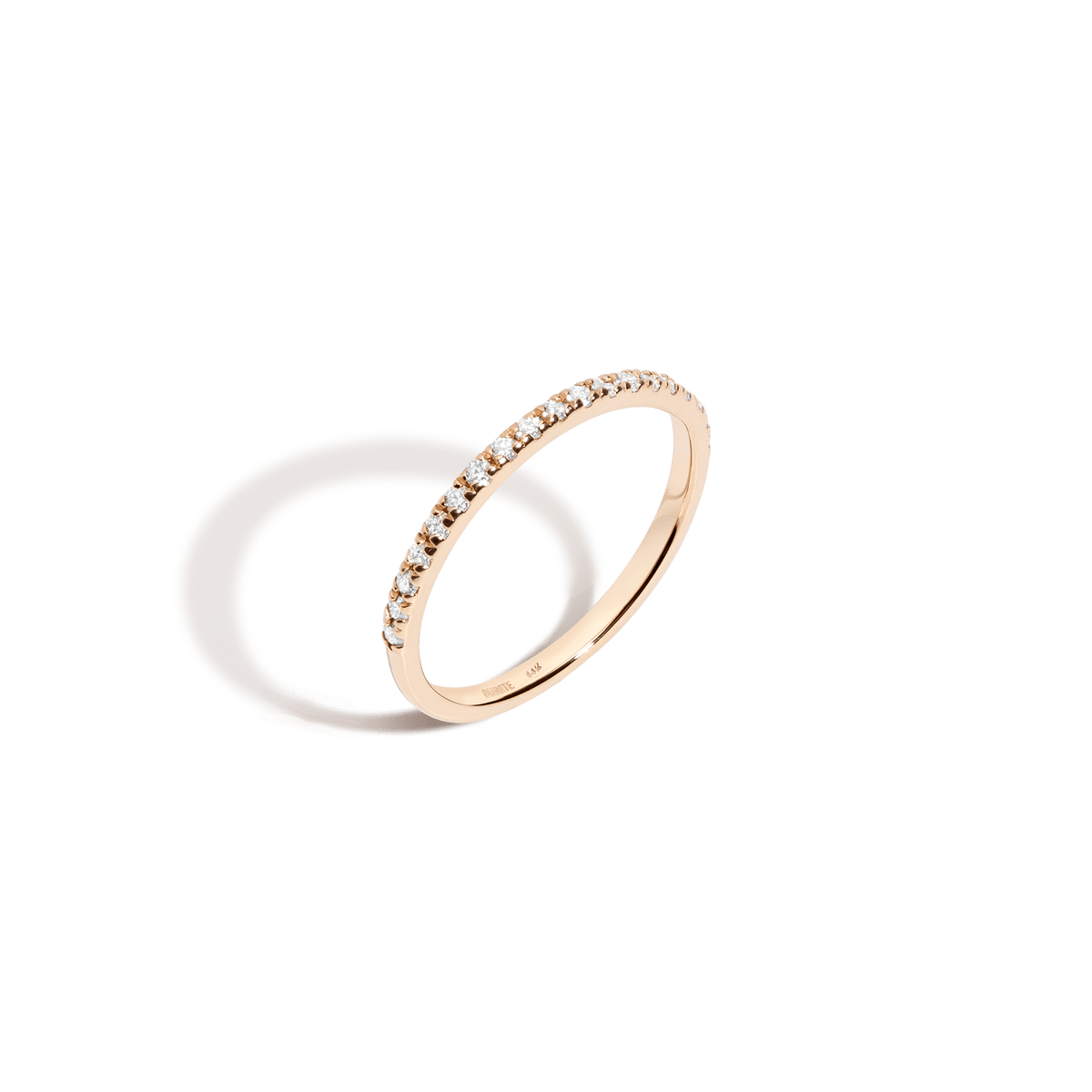 Half Quadricolor Ring (White Topaz)
