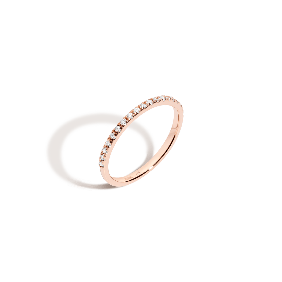 Half Quadricolor Ring (White Topaz)