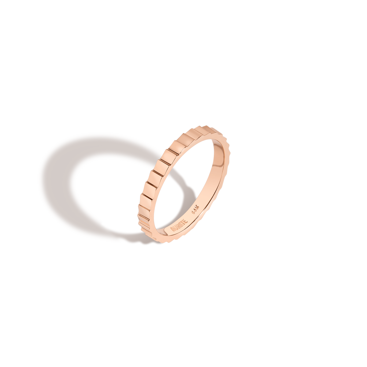 Infinity Thin Ring Vermeil Rose Gold 14K Rose Gold 18K Rose Gold First