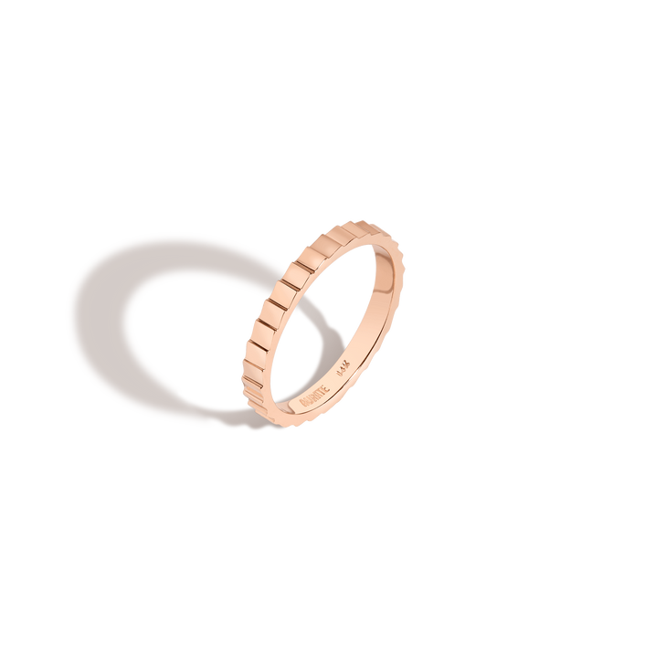 Infinity Thin Ring Vermeil Rose Gold 14K Rose Gold 18K Rose Gold First