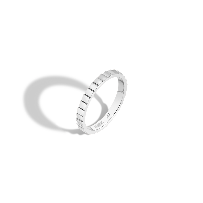 Infinity Thin Ring Vermeil White Gold 14K White Gold 18K White Gold First