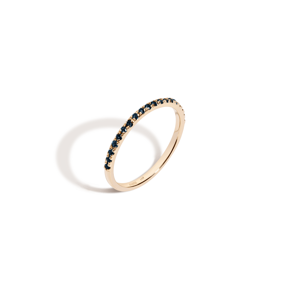 Half Quadricolor Ring (Blue Sapphire)