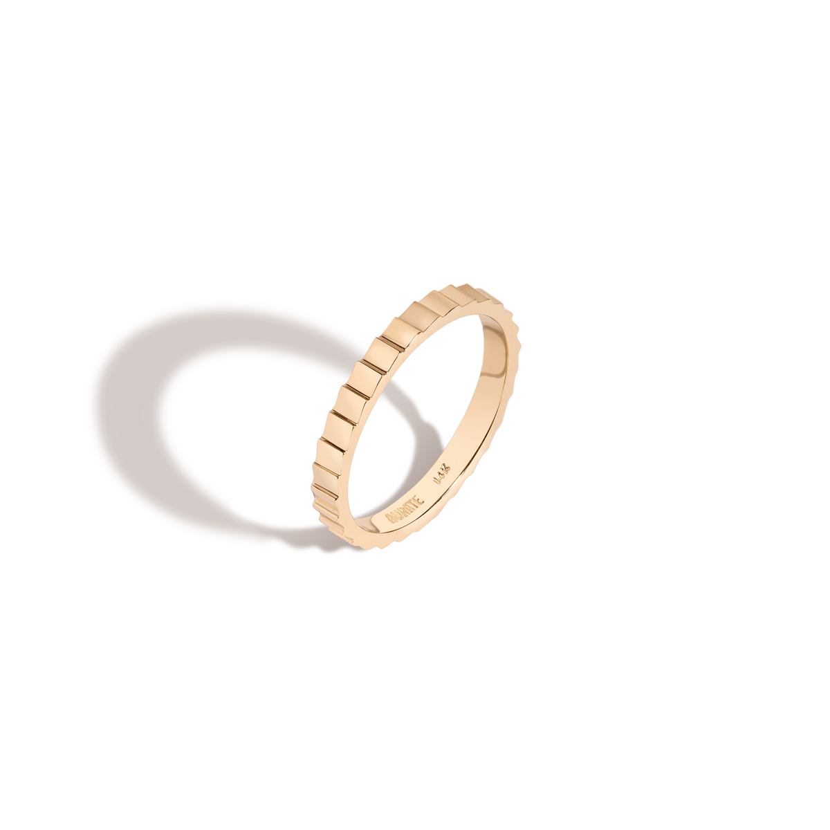 Infinity Thin Ring Vermeil Yellow Gold 14K Yellow Gold 18K Yellow Gold First