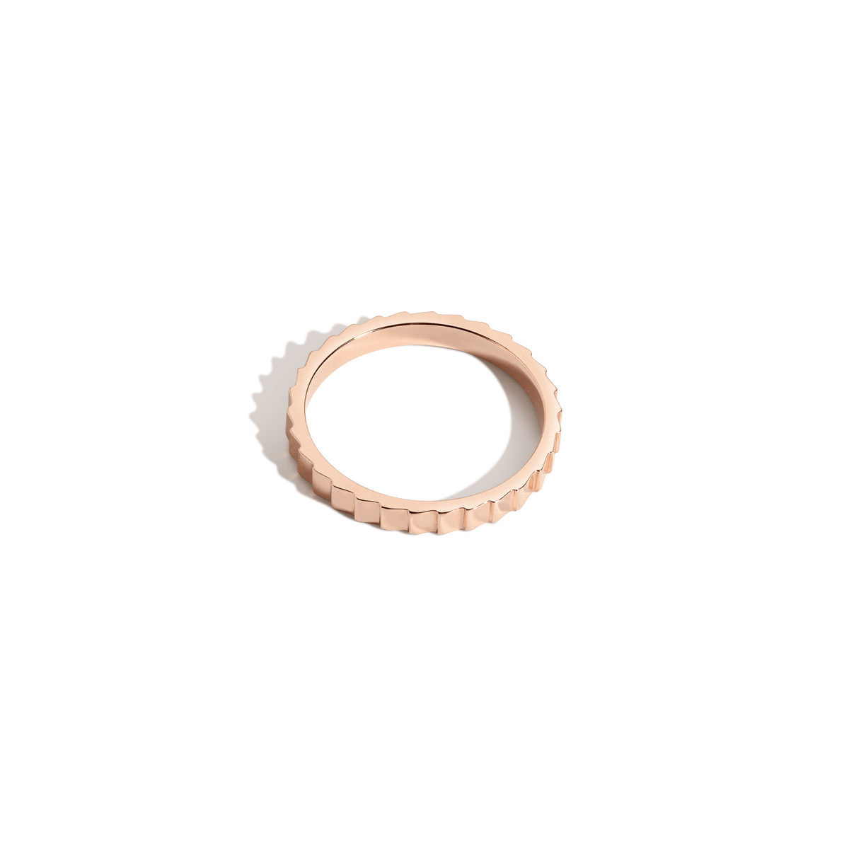 Infinity Thin Ring Vermeil Rose Gold 14K Rose Gold 18K Rose Gold