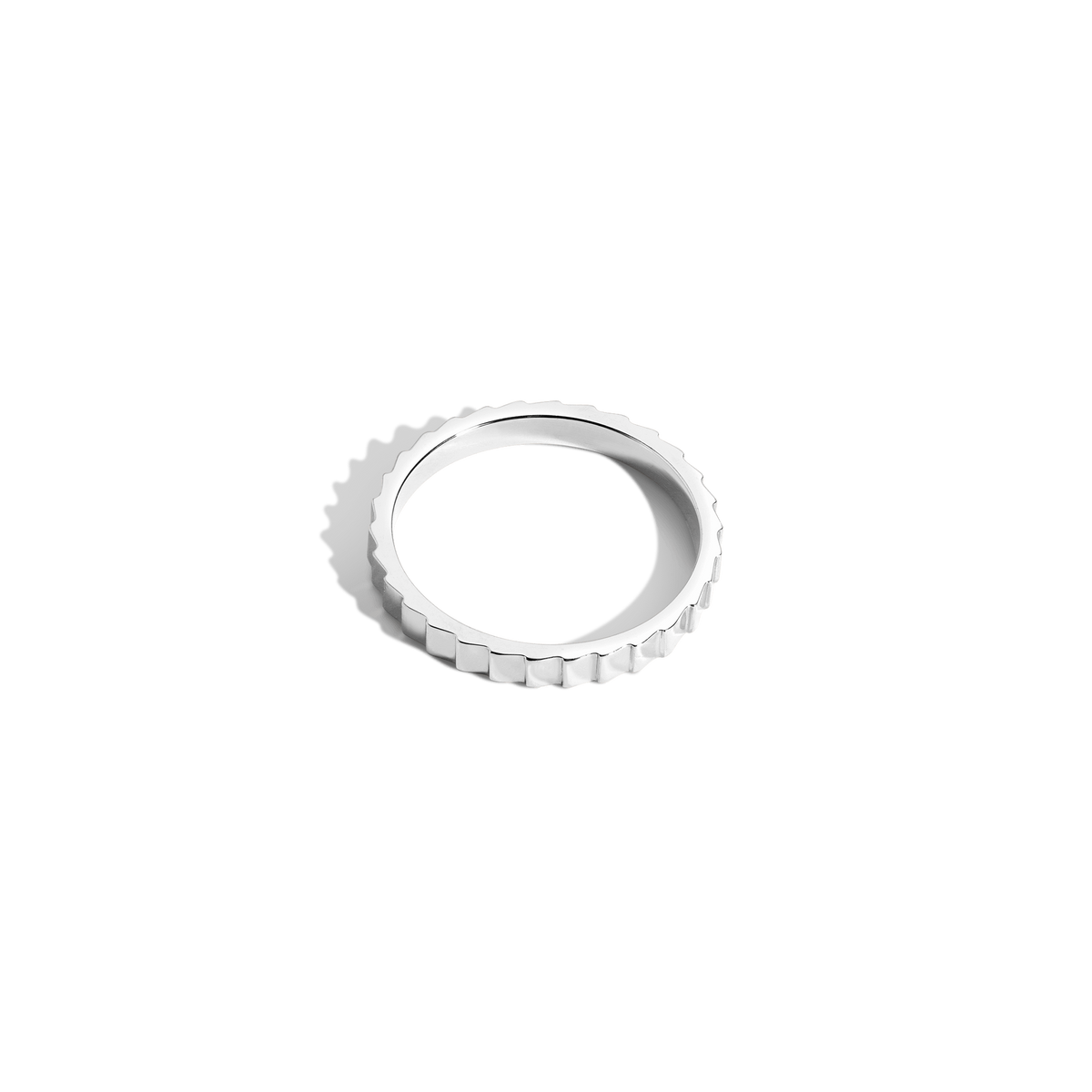 Infinity Thin Ring Vermeil White Gold 14K White Gold 18K White Gold