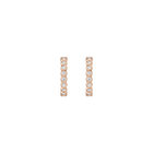Diamond Eternity Hoop Earrings