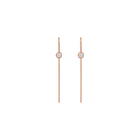 Long Midi Diamond Hook Earrings