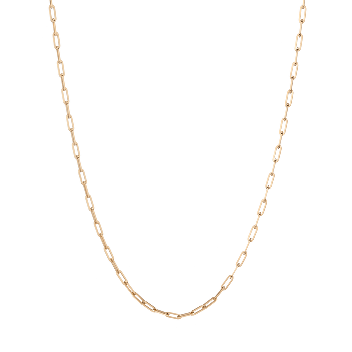 Medium Chain Necklace Yellow Gold Vermeil 14K 18K 18in 22in First