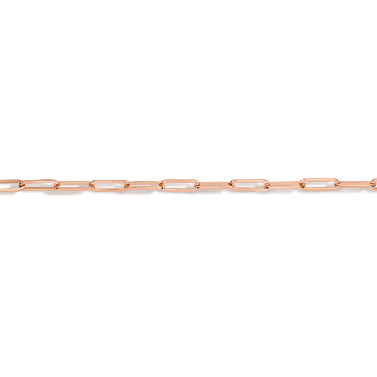 Large Chain Bracelet Rose Gold Vermeil 14K 18K First