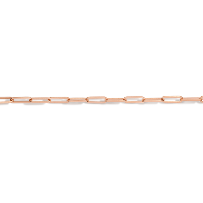Large Chain Bracelet Rose Gold Vermeil 14K 18K First