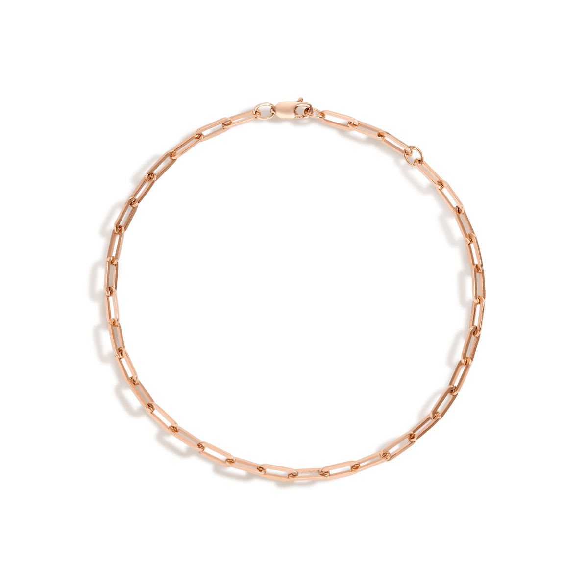 Medium Chain Bracelet Rose Gold Vermeil 14K 18K