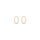 Oval Stud Earrings