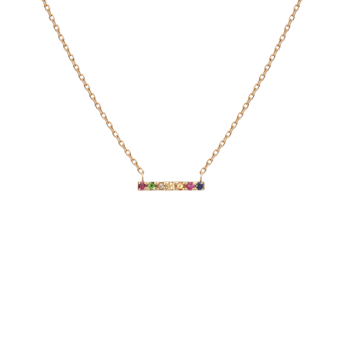 Kaleidoscope Midi Bar Pendant Yellow Gold 14K 18K First