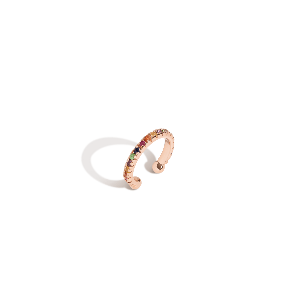 Kaleidoscope Mini Ear Cuff Rose Gold 14K 18K