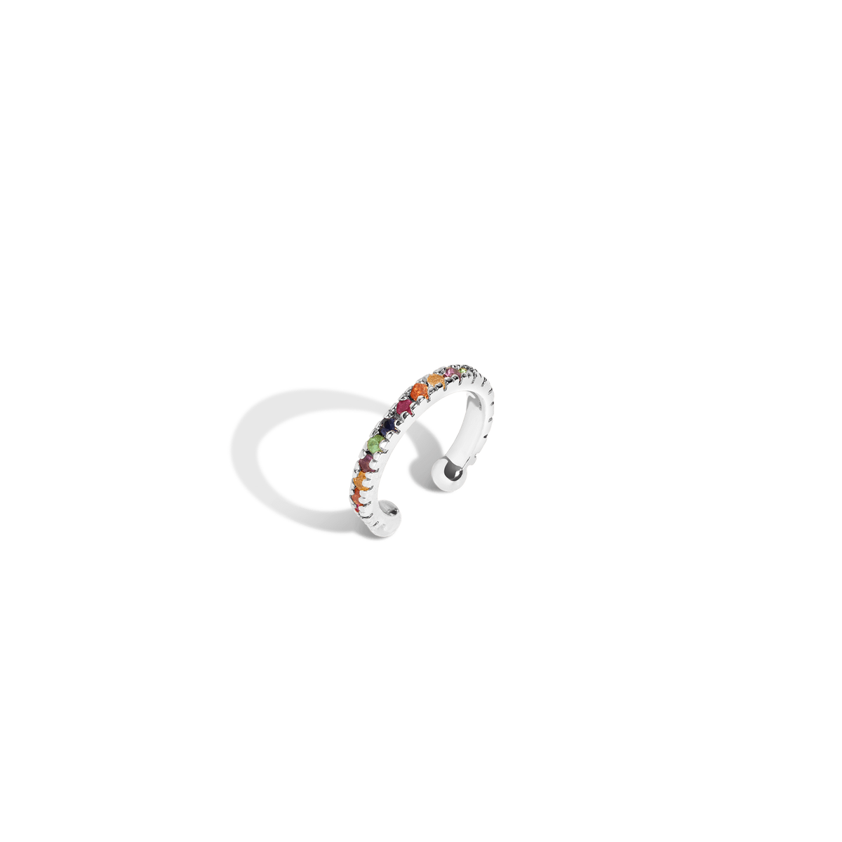 Kaleidoscope Mini Ear Cuff White Gold 14K 18K