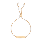 Mini & Me Gold Bar Slider Bracelet