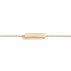 Mini & Me Gold Bar Slider Bracelet