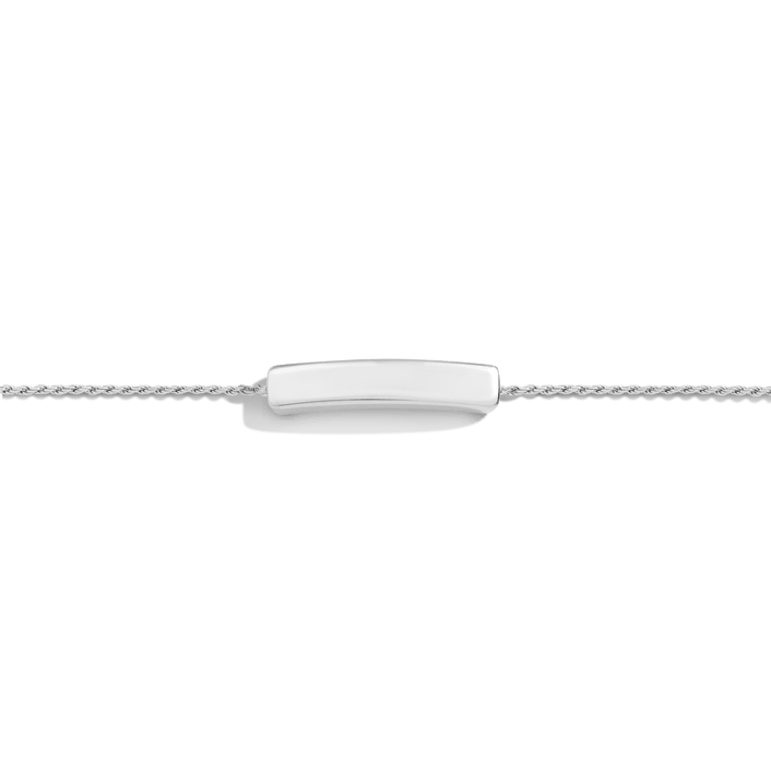 Mini & Me Gold Bar Slider Bracelet Vermeil 14K 18K White Gold 8in (~age 0-12Y) 10in (~age 13Y+) First