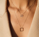 Solid Square Necklace