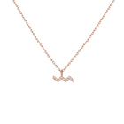 Pave Diamond Zodiac Necklace