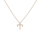Pave Diamond Zodiac Necklace