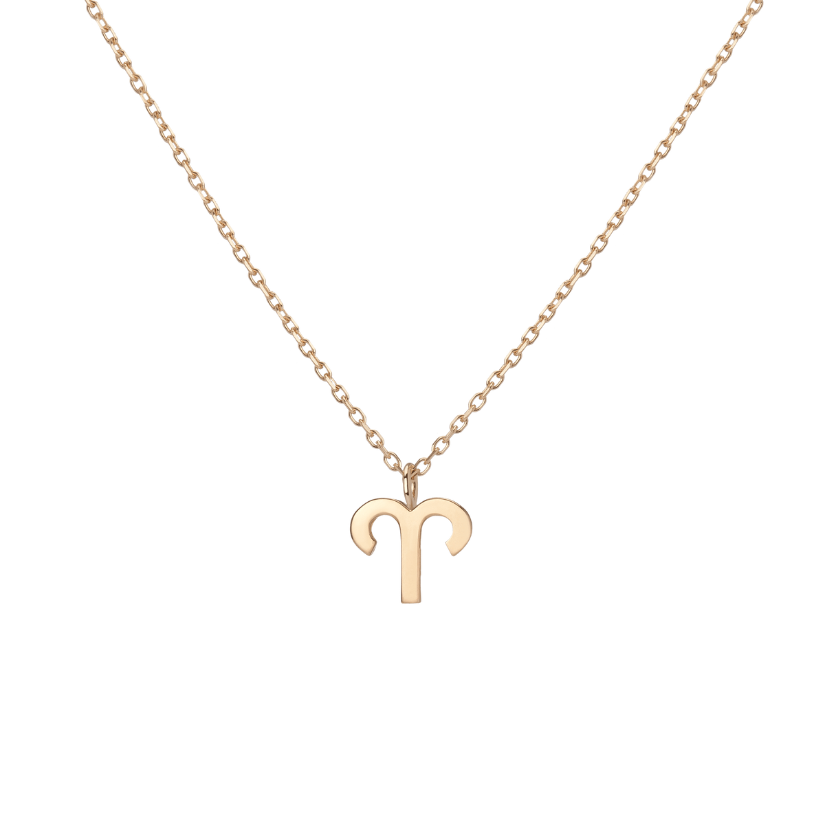 Zodiac Necklace Aries Gold Vermeil 14K 18K Yellow Gold