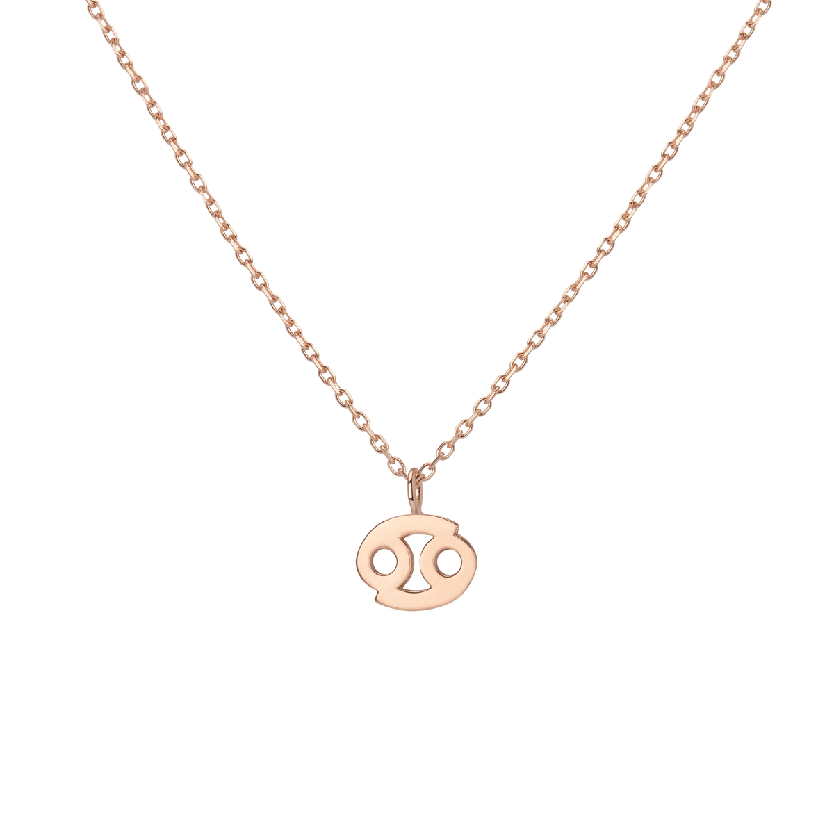 Zodiac Necklace Cancer Gold Vermeil 14K 18K Rose Gold