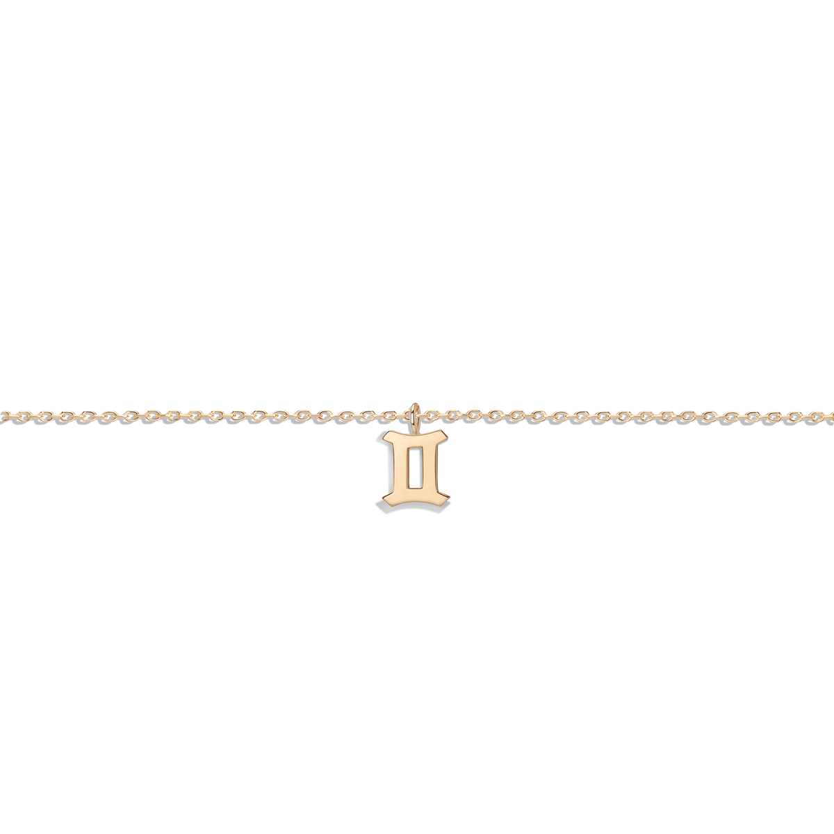 Zodiac Bracelet Gemini Gold Vermeil 14K 18K Yellow Gold First