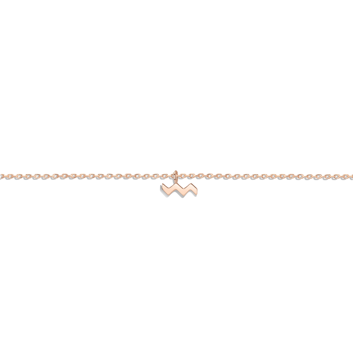 Zodiac Bracelet Aquarius Gold Vermeil 14K 18K Rose Gold