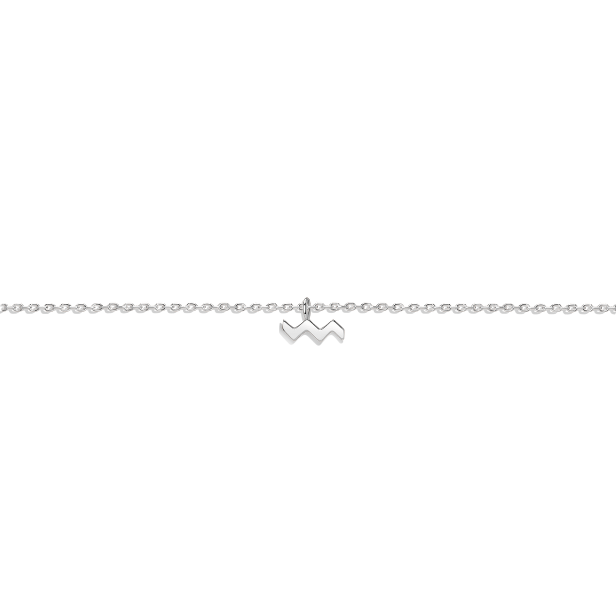 Zodiac Bracelet Aquarius Gold Vermeil 14K 18K White Gold