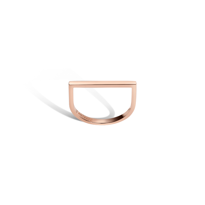 Mercer Ring 14k Rose Gold 18k Rose Gold Front First
