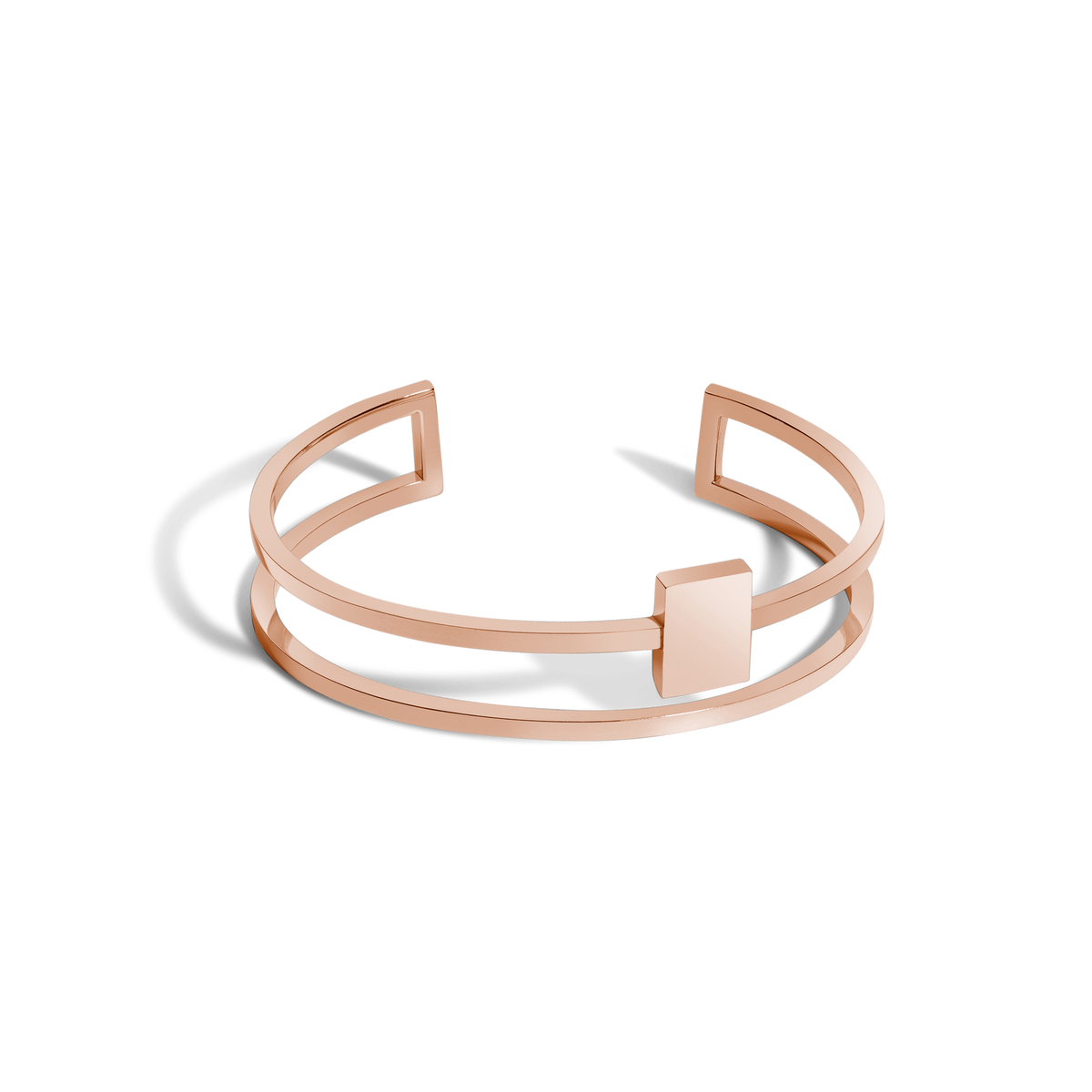 Tableau Cuff Rose Gold Vermeil 14k Rose Gold 18k Rose Gold