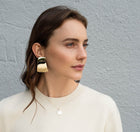 Gold Disk Necklace