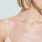 Diamond Bezel Necklace