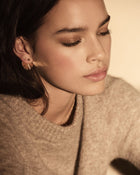 Trillion Cut Diamond Stud Earrings