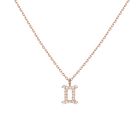 Pave Diamond Zodiac Necklace