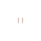 Diamond Square Huggie Earrings