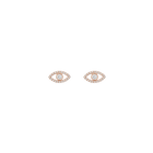 Pave Diamond Evil Eye Earrings